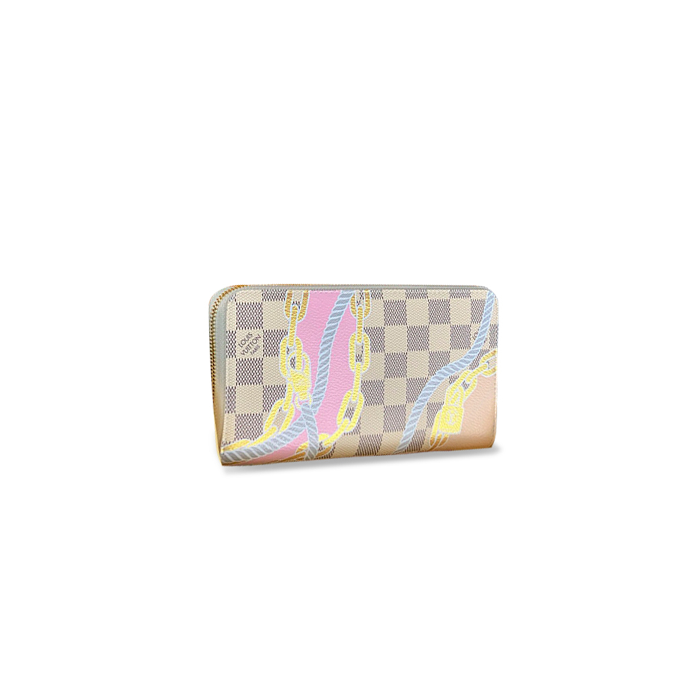 LOUIS VUITTON MASTER DAMIER AZUR NAUTICAL ZIPPY WALLET N40480 (19*10cm)
